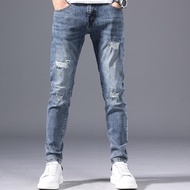 Friendly Prices Men's ripped jeans Adult men's jeans, men's slim fit pants, men's long jeans, men's 