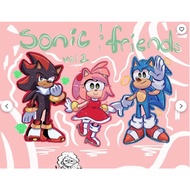 SONIC keychain & friends!! 2.5” acrylic KEYCHAIN !! ROUGE sold out!!