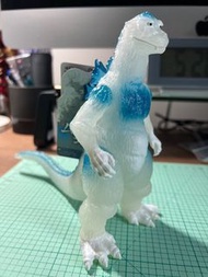 🔥[全新現貨 哥斯拉商店限定 極罕有牌] BANDAI Movie Monster Series MMS Godzilla 哥斯拉 1955 透明白色成型 金屬冰藍背鰭 約15cm 6吋高 大膠 膠品