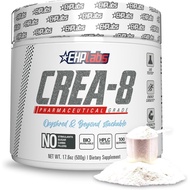 EHP Labs CREA-8 Micronized Creatine Monohydrate Powder - Unflavored Creatine Powder for Muscle Growt