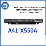 ASUS BATTERY NOTEBOOK TYPE: A41-X550A 2950 mAh ASUS new battery, first hand, cheapest price.