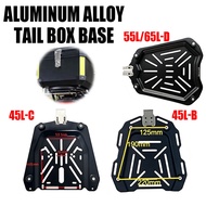 45L/55L/65L Aluminum Alloy Motorcycle Tail Box Antirust Coat Base Plate Motos Tail Box