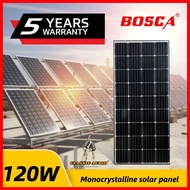 BOSCA 120W Solar Panel Mono 120 Watt 12 Volt Pv Solar Module Solar Cell Panel / Classic Audio (Origi