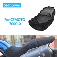 For CFMOTO 700CLX 700 CLX Motorcycle Seat Cover 3D Mesh Fabric Seat Non-Slip Breathable Heat insulat