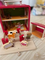 Udeas Boxset Barn House wooden toys portable