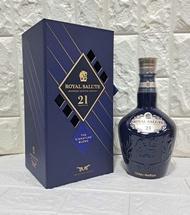 🔥高回購率👍Royal Salute 21 Years Old Blended Malt Scotch Whisky 皇家禮炮21年(藍色), 700ml