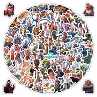 103 Pcs Fun Zootopia 2 Fandom Stickers - Adorable DIY Embellishments for Backpacks, Journals & Water