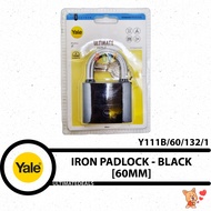 YALE Y111B/60/132/1 - ID Iron Padlock 60mm (Black)