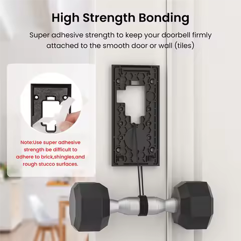 No-Drill Video Doorbell Mount For Ring Video Doorbell(2020 Release),Doorbell Mounting Holder Accesso