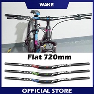 WAKE A020B STANG SEPEDA MTB HANDLEBAR FLAT 72CM OS 31.8MM HITAM - bicycle storeku