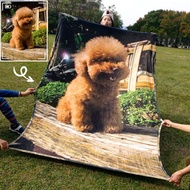 照片高清印染毛毯 法蘭絨 (直接使用照片印製)