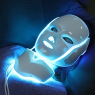 Foreverlily 7 Colors LED Light Photon Face Neck Mask Rejuvenation Skin Therapy Skin Wrinkles