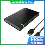 Portable USB3.0 2.5-Inch External Hard Drive Case for Laptop SSD HDD 6TB Support 80CM Cable Q6GSATA8