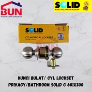 KUNCI BULAT/ CYLINDRICAL LOCKSET PRIVACY/ BATHROOM SOLID C 601x300