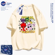 Áo Thun Cotton Nasalee Rhythm Box Mùa Hè Tay Lửng Dáng Rộng Thoải Mái Dễ Thương Dành Cho Nữ Chất Liệ