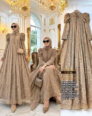 READY GAMIS SHR - DRESS PRINSES BORDIR SHR - BISA COD