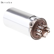 [Cuticate1] GZS9-F2-D-55 Bakelite Vacuum Tube Socket with 40mm for 12AX7 E88CC 6922