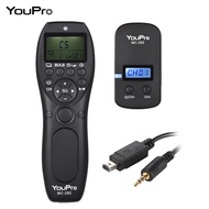 [topk1] YouPro MC-292 DC2 2.4G Wireless Remote Control LCD Timer Shutter Release Transmitter Receive