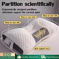 NEW Adjustable Height Anti Snore Pillow Ergonomic Orthopedic Cervical Deep Comfort Sleep Pillow