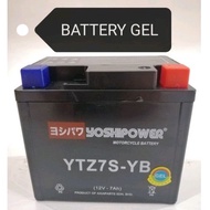 NVX 155 v1 / NVX 155 v2 BATTERY YTZ7S MAINTENANCE FREE BATERI MOTORSIKAL BATTERY GEL BATERI YTZ7S GE
