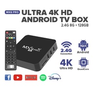 4K Ultra HD Smart TV Box 2.4G 8GB+128GB 4K Android Home Player