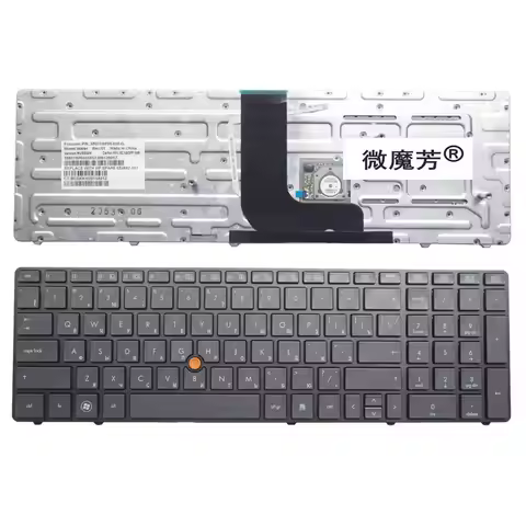 RU black New FOR HP for Probook 8560W 8570W Laptop Keyboard Russian