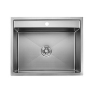 Boshsini BSQ6553 Undermount Kitchen Sink. Nano Coating. Waste Trap Included. SUS304 Stainless Steel. Local SG Stock.