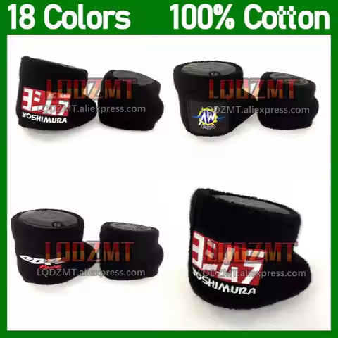 Free Custom Embroidery Socks Motorcycle Front Fluid Oil Brake Reservoir Sock 100% Cotton Adjustable 