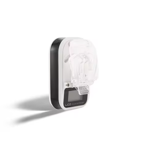 Universal battery charger travel USB wall charging with LCD display Used for ordinary small recharge