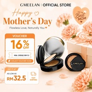 GMEELAN Black Truffle Air Cushion Foundation Concealer Oil Control High Coverage Makeup Long-lasting