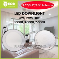 LED Downlight 6W/12W/18W Round