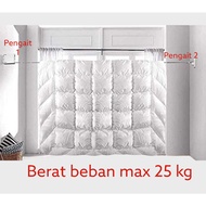 Bathroom Wall Clothesline ABS Stainless 4.2m