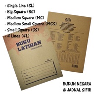 10 PCS  buku latihan matematik  exercise  Exercise Book  80 book