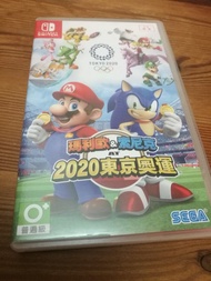 二手 瑪利歐&amp;索尼克 2020東京奧運 Tokyo 2020 任天堂 SEGA 遊戲 對應中文 可同時4人對戰 競技 Switch Game