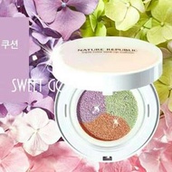 韓國 Nature Republic 自然樂園 三色合一隔離氣墊粉餅/15g