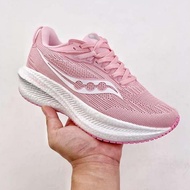Saucony Triumph 21 FUllbox Genuine Running Shoes In Pink For Women