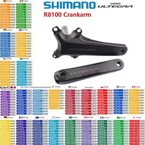 Shimano Ultegra FC-R8100 12s Crankarm Right Side/A Pair For Di2 R8170 Groupset 170mm 172.5mm Origina