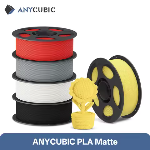 ANYCUBIC Matte PLA 3D Printer Filament 1.75mm Eco-friendly 3D Printing Material Matte Texture For FD