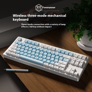 [Wireless Keyboard] EWEADN MT87 Bluetooth Three-Mode Mechanical Keyboard Gaming Game, Office 87-Key 