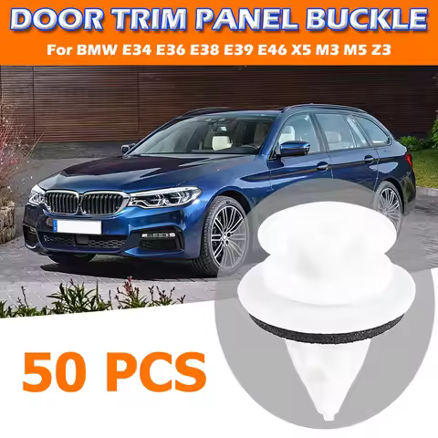 50pcs Door Panel Retainers Clips Practical Car Door Panel Buckle Interior Decoration for BMW E81 E82