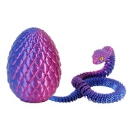 Creative 3D Printed Snake Toys Snake Egg All-in-one Molding 3D Printed Snake Egg Candy Color Gradien