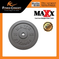 Fitness Concept: Cast Iron Weight Plate 15Kg