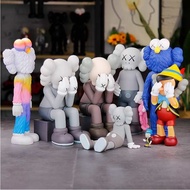 Car Decoration kaws Doll Sesame Street Interior Decoration Set Combination Doll Violent Bear Figure Model Gift