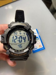 CASIO卡西歐 10年電力 電子錶 (大錶徑) 防水100米 (黑) AE-1500WHX-1A
