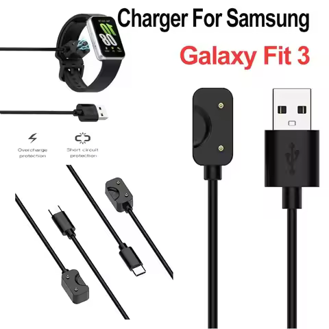 1-2pcs USB Type C Magnetic Fast Charger For Samsung Galaxy Fit 3 Charging Cable For Samsung Galaxy F