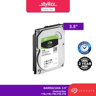 Seagate BarraCuda 1TB /2TB/ 4TB/ 6TB / 8TB 3.5" SATA 64MB Internal HDD