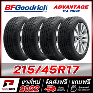 BFGoodrich 215/45R17 ยางรถยนต์ขอบ17 รุ่น ADVANTAGE T/A DRIVE x 4 เส้น (ยางใหม่ผลิตปี 2022)