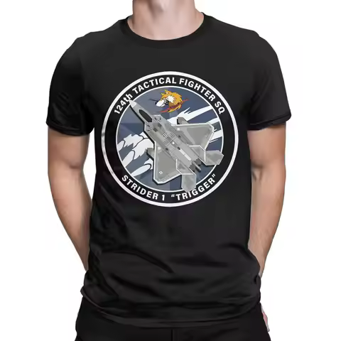 Ace Combat Strider Novelty 100% Cotton T-Shirt Gripen Fighter Tees Tops For Men
