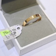 Cincin belah rotan Cartier emas 375 C376