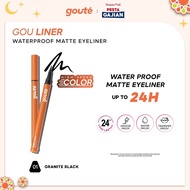 Gouté Gouliner - Matte Eyeliner with Ultra Precise Tip - Long-lasting up to 24H Waterproof Smudgeproof Transferproof High-Pigmented